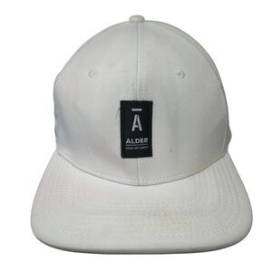 Alder Total Life Safety USA Strapback Hat White OS Adjustable Embroidered Mesh